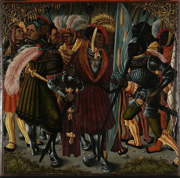 Saint Maurice and the Theban Legion, South German Painter, Oil on wood 