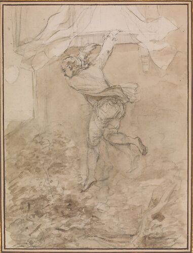 Saint Phar Escaping through the Window of Aline's Room