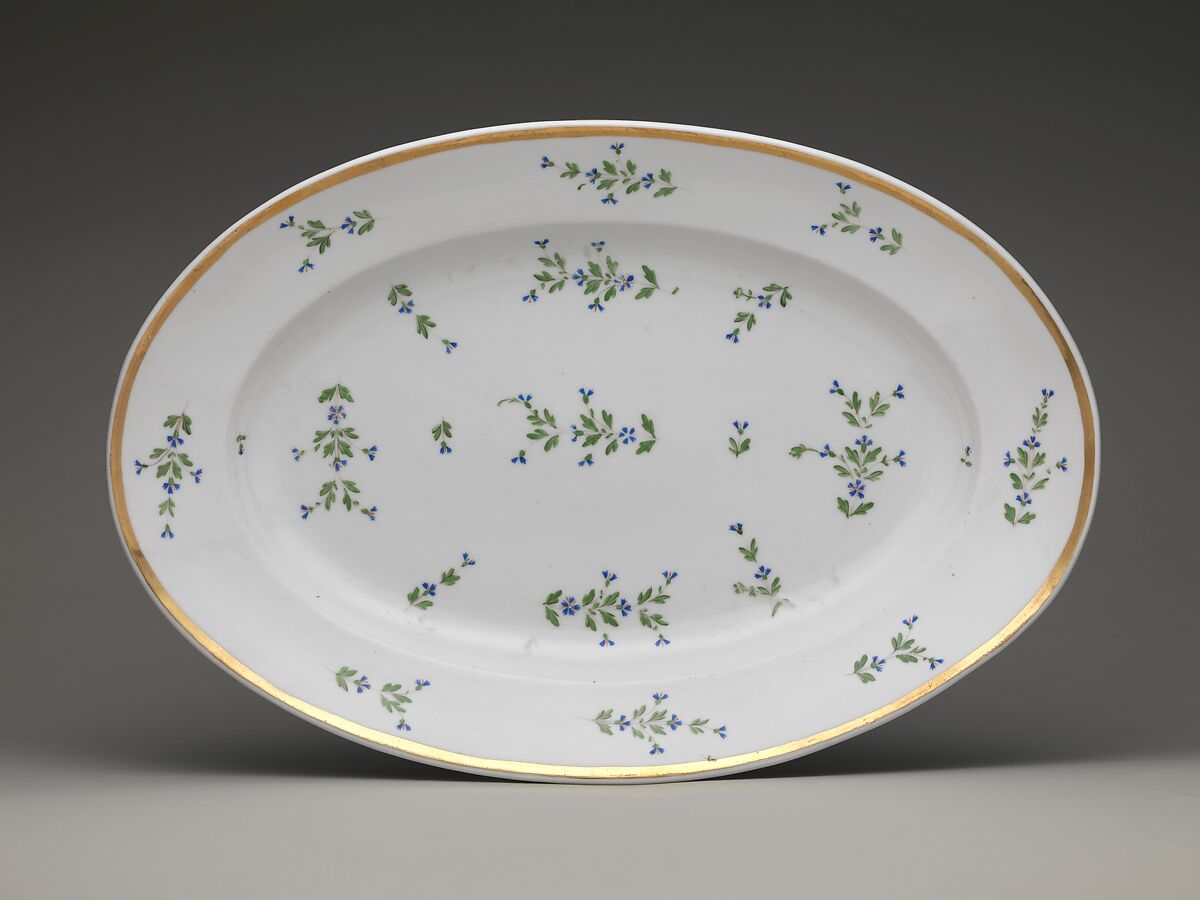 Platter, Porcelain, French 