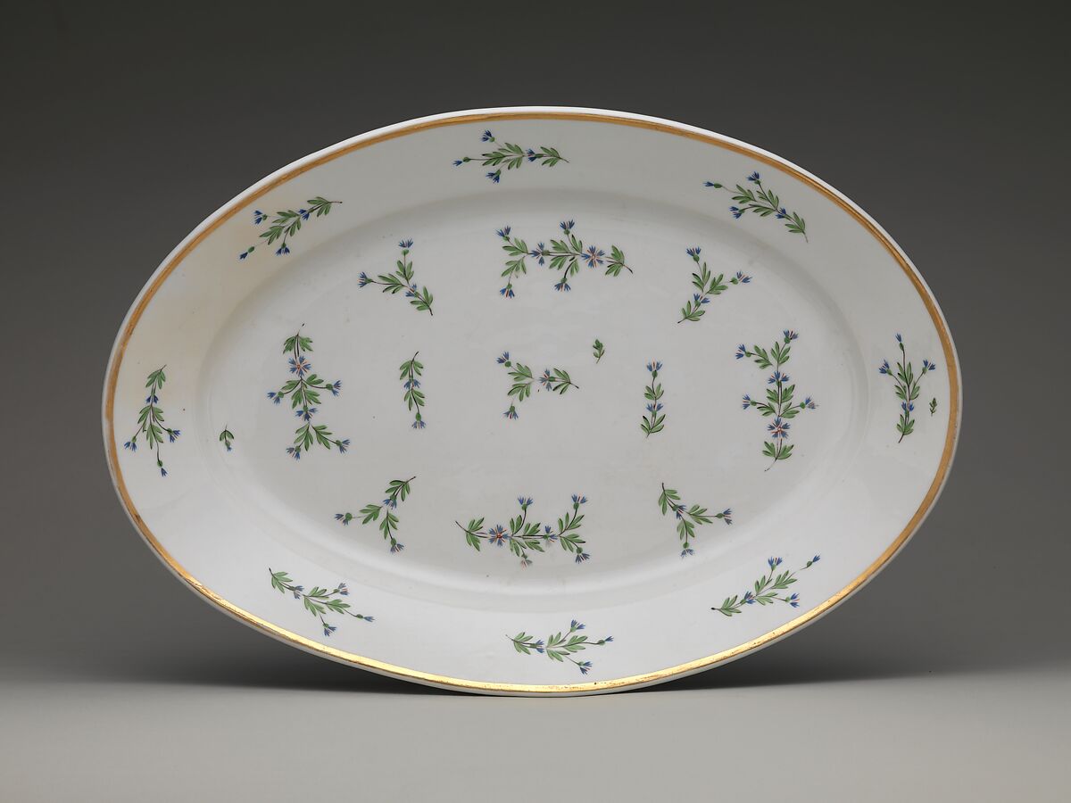 Platter, Porcelain, French 