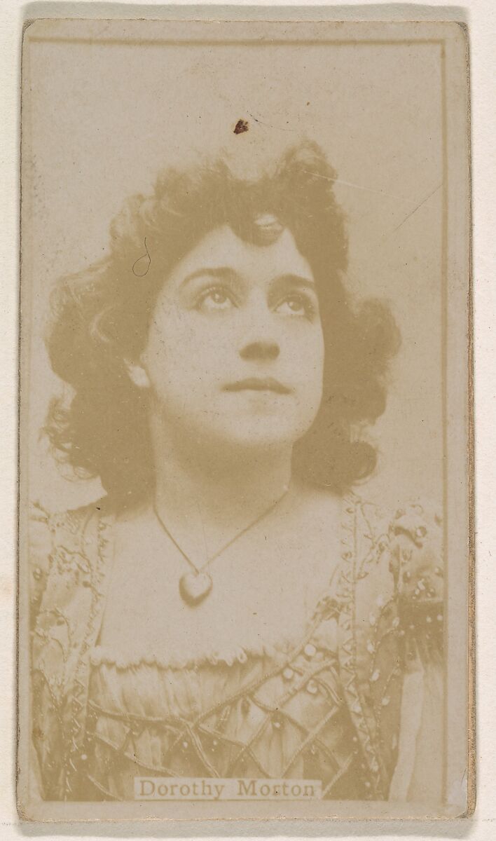 Issued by Kinney Brothers Tobacco Company - Dorothy Morton, from the  Actresses series (N245) issued by Kinney Brothers to promote Sweet Caporal  Cigarettes