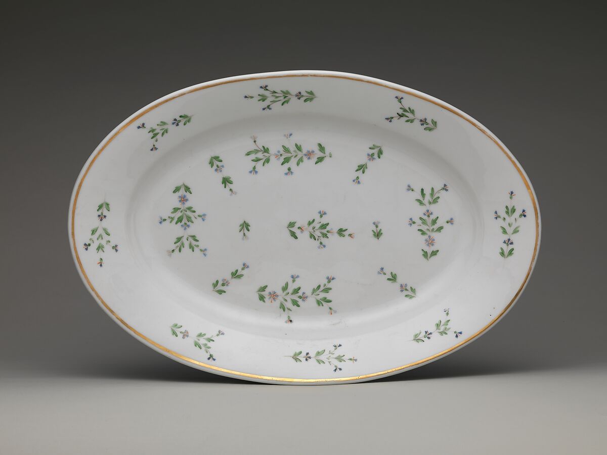 Platter, Porcelain, French 