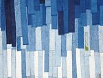 Bleu no. 1, Abdoulaye Konaté (born 1953, Diré, Mali), Cotton, dye, Malian