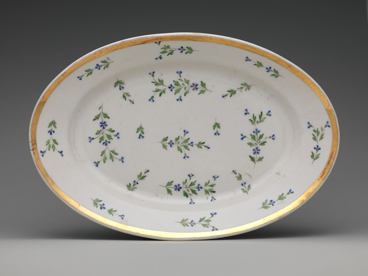 Platter, Porcelain, French 