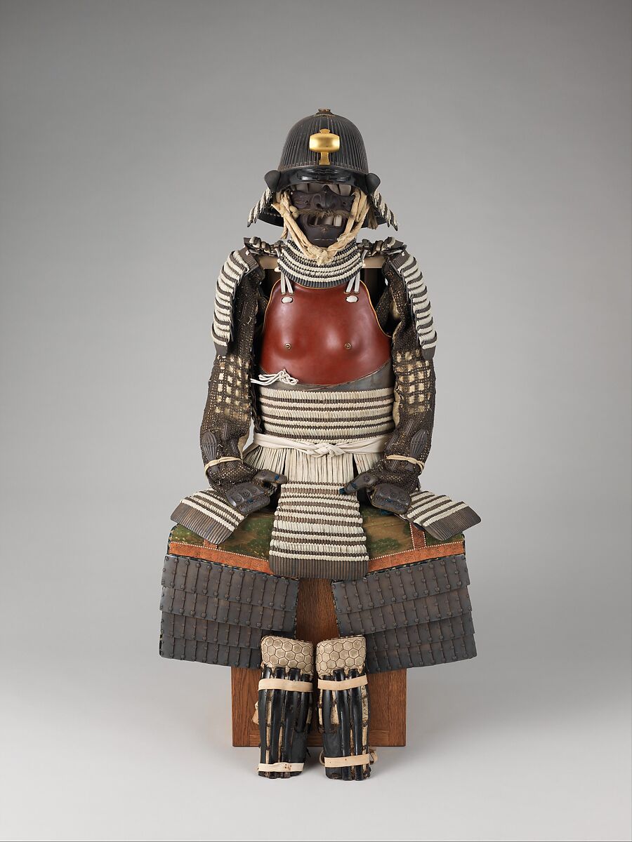 Armor (<i>Morohada-Nugi-Dō Gusoku</i>), Iron, silk, leather, lacquer, silver, gold, copper, wood, cotton, hemp, hair, bone, Japanese 
