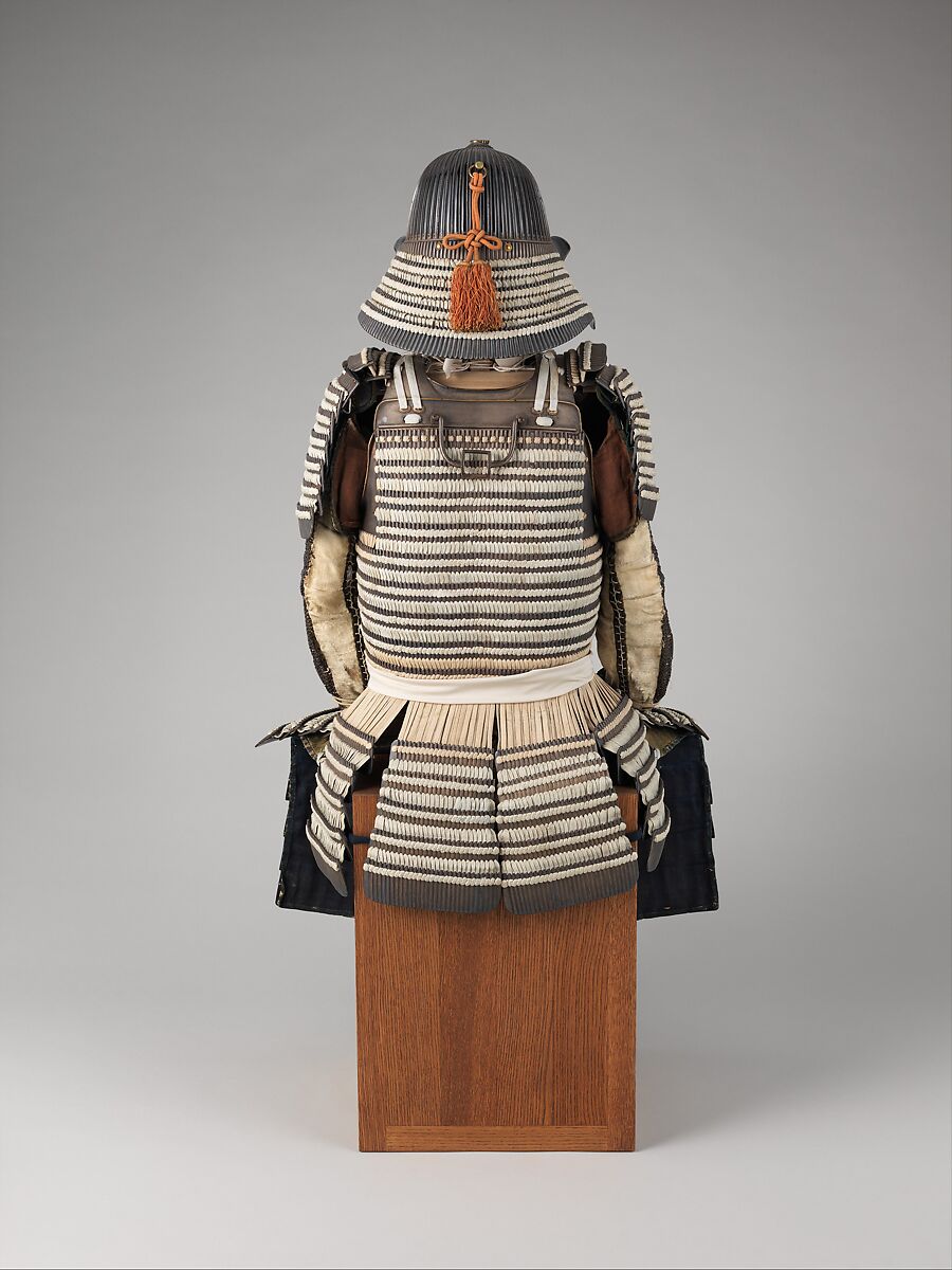 Armor (<i>Morohada-Nugi-Dō Gusoku</i>), Iron, silk, leather, lacquer, silver, gold, copper, wood, cotton, hemp, hair, bone, Japanese