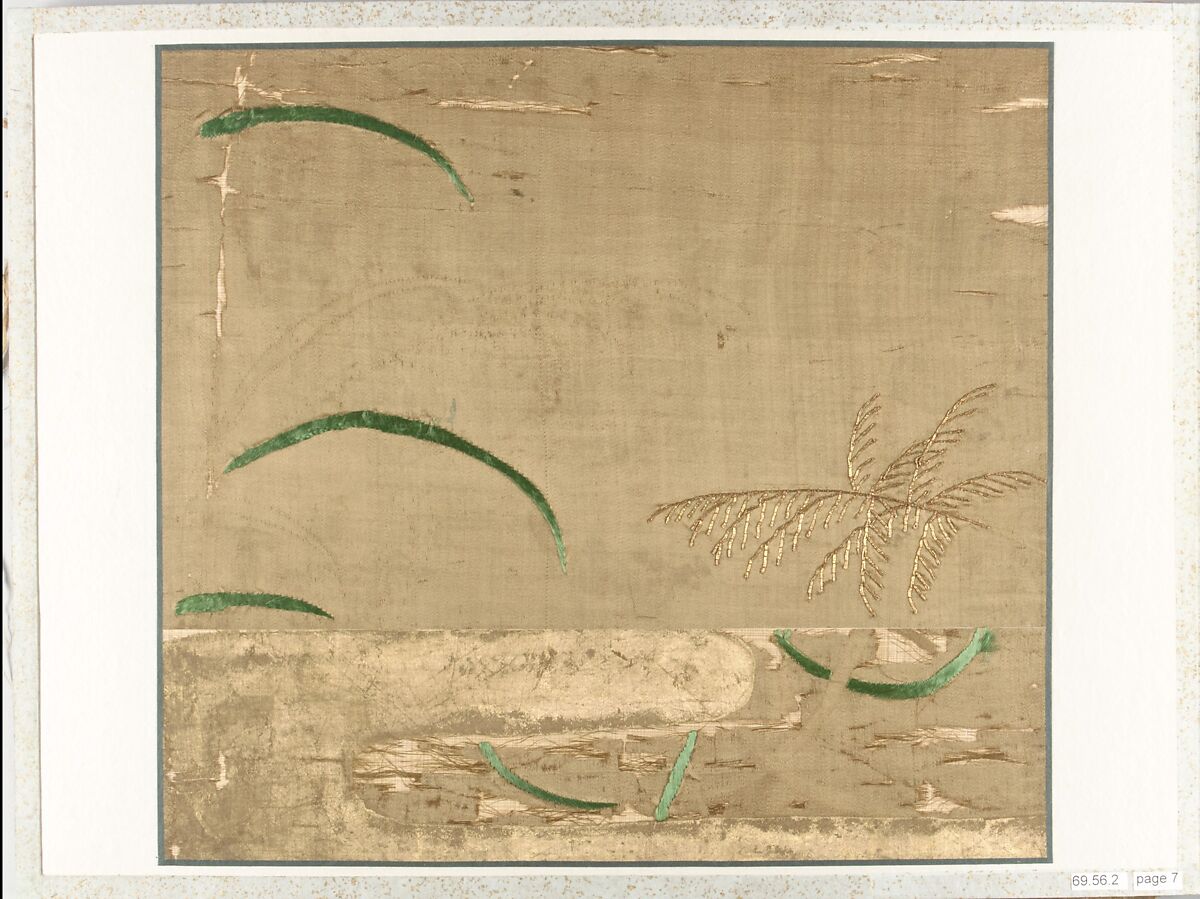 Connoisseur's Book of Silk Fragments, Album of twenty pages; silk, ramie, various metal threads, Japan