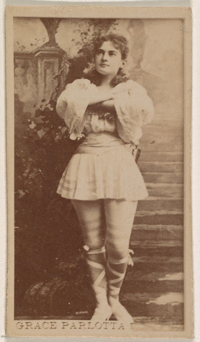 Grace Palotta, from the Actresses series (N245) issued by Kinney Brothers to promote Sweet Caporal Cigarettes, Issued by Kinney Brothers Tobacco Company, Albumen photograph 