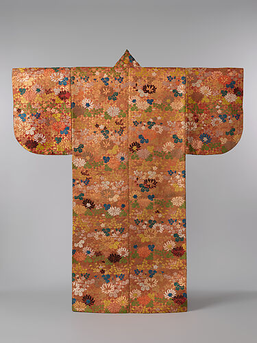 Noh Robe (Karaori) with Autumn Flowers and Grasses
