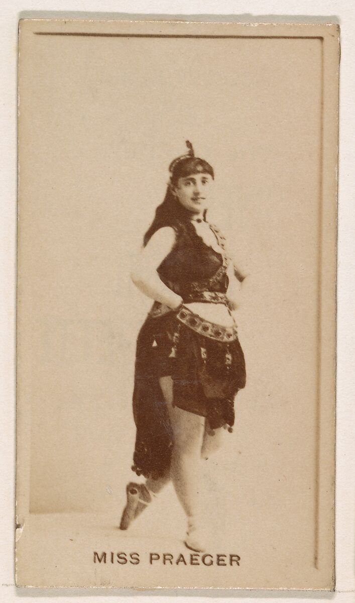 Issued By Kinney Brothers Tobacco Company Miss Praeger From The Actresses Series N245