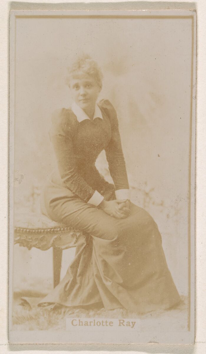 Charlotte Ray, from the Actresses series (N245) issued by Kinney Brothers to promote Sweet Caporal Cigarettes, Issued by Kinney Brothers Tobacco Company, Albumen photograph 