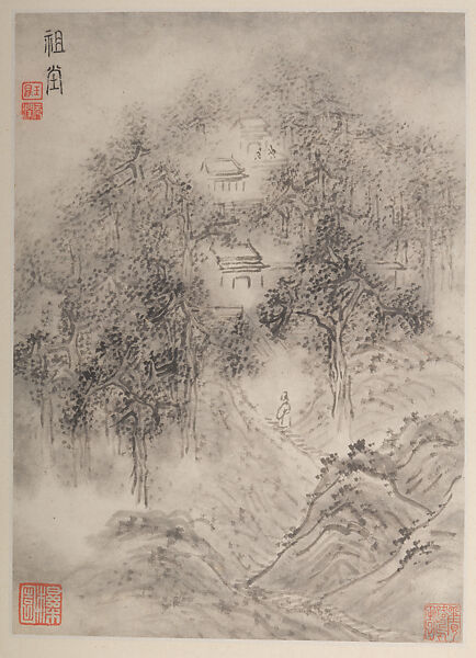 Views of Nanjing for Zhou Lianggong, Hu Yukun (Chinese, ca. 1607–after 1687), Album of twelve paintings; ink and color on paper, China