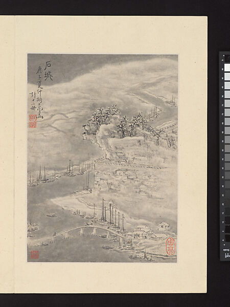 Views of Nanjing for Zhou Lianggong, Hu Yukun (Chinese, ca. 1607–after 1687), Album of twelve paintings; ink and color on paper, China