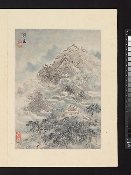 Views of Nanjing for Zhou Lianggong, Hu Yukun (Chinese, ca. 1607–after 1687), Album of twelve paintings; ink and color on paper, China