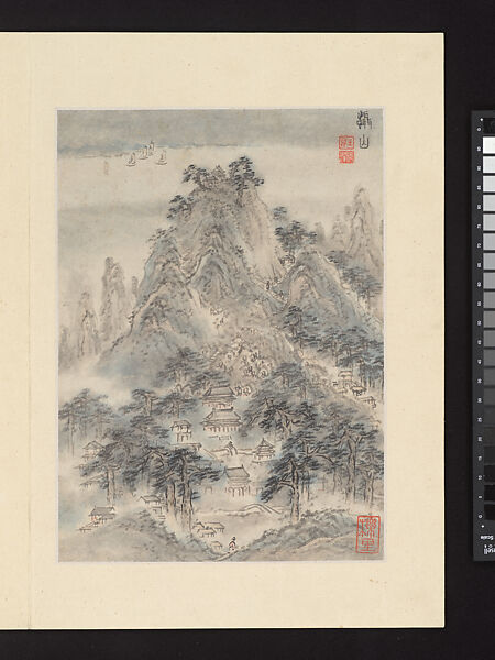 Views of Nanjing for Zhou Lianggong, Hu Yukun (Chinese, ca. 1607–after 1687), Album of twelve paintings; ink and color on paper, China