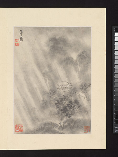 Views of Nanjing for Zhou Lianggong, Hu Yukun (Chinese, ca. 1607–after 1687), Album of twelve paintings; ink and color on paper, China