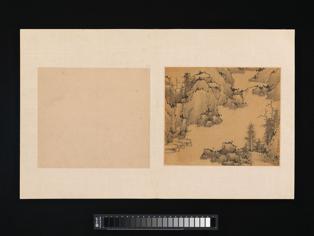 Album of painting and calligraphy for Maoshu, Various artists  , Chinese,17th century, Album of fourteen paintings and facing pages of calligraphy; ink and color on paper, China