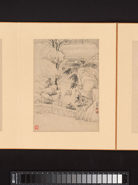Marvelous Verses without Sounds, Xiao Yuncong (Chinese, 1596–1673), Album of twelve leaves; ink and color on paper, China