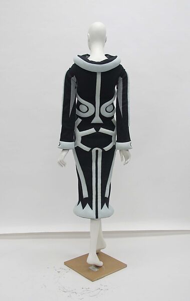 Dress, Naoki Takizawa (Japanese, born 1960), wool, synthetic fiber, Japanese