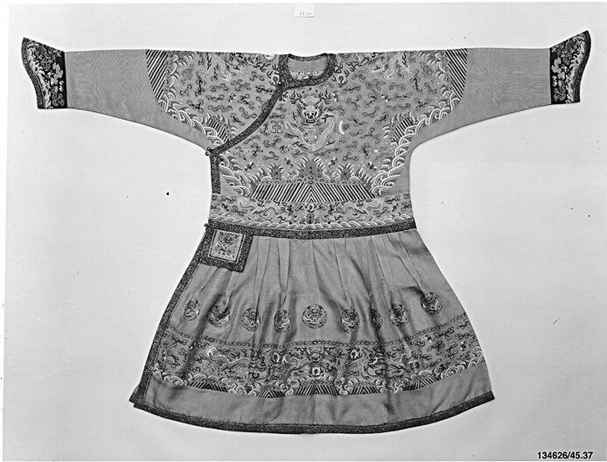 Boy Emperor's Summer Robe, Silk, metallic thread, China 