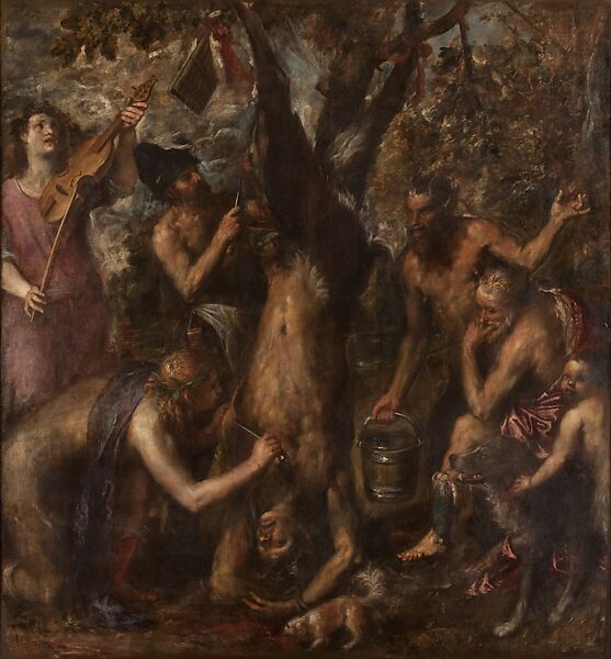 Titian Tiziano Vecellio The Flaying of Marsyas The