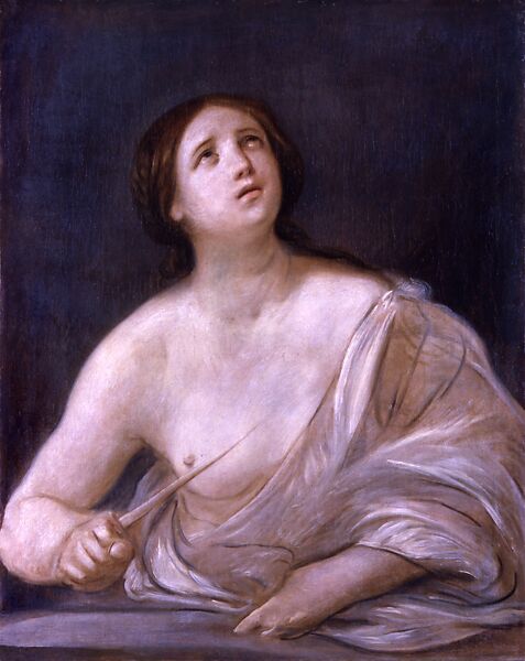 Lucretia, Guido Reni (Italian, Bologna 1575–1642 Bologna), Oil on canvas 