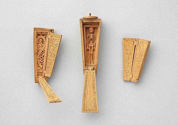 Miniature Coffin, Boxwood, Netherlandish 