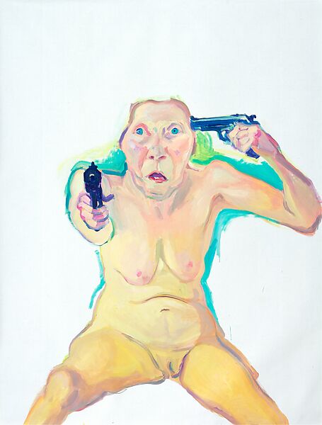 You or Me, Maria Lassnig (Austrian, Kappel am Krappfeld, 1919–2014 Vienna), Oil on canvas 