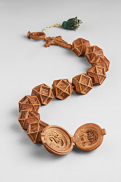 Rosary of Floris van Egmond and Margaretha van Glymes, Boxwood, Netherlandish 