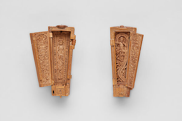 Miniature Coffin, Boxwood, Netherlandish 