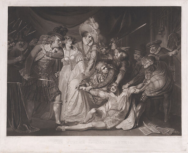 The Murder of David Rizzio (Mary, Queen of Scots witnessing the murder of David Rizzio)