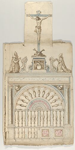 Portfolio with drawings and prints of tombs and epitaphs