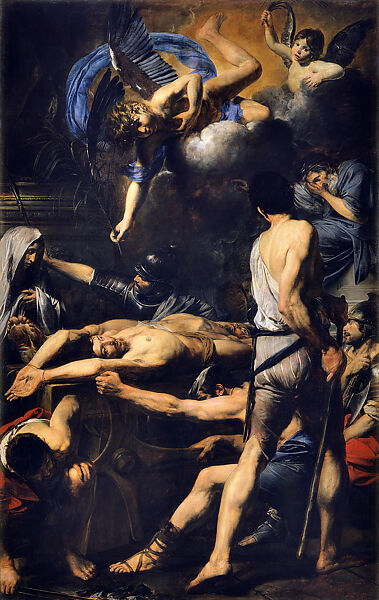 Martyrdom of Saints Processus and Martinian, Valentin de Boulogne (French, Coulommiers-en-Brie 1591–1632 Rome), Oil on canvas 