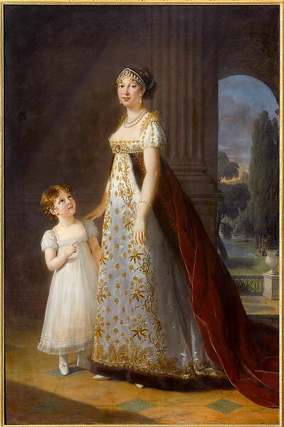 Caroline Murat, later Queen of Naples, and Her Daughter, Elisabeth Louise Vigée Le Brun (French, Paris 1755–1842 Paris), Oil on canvas 
