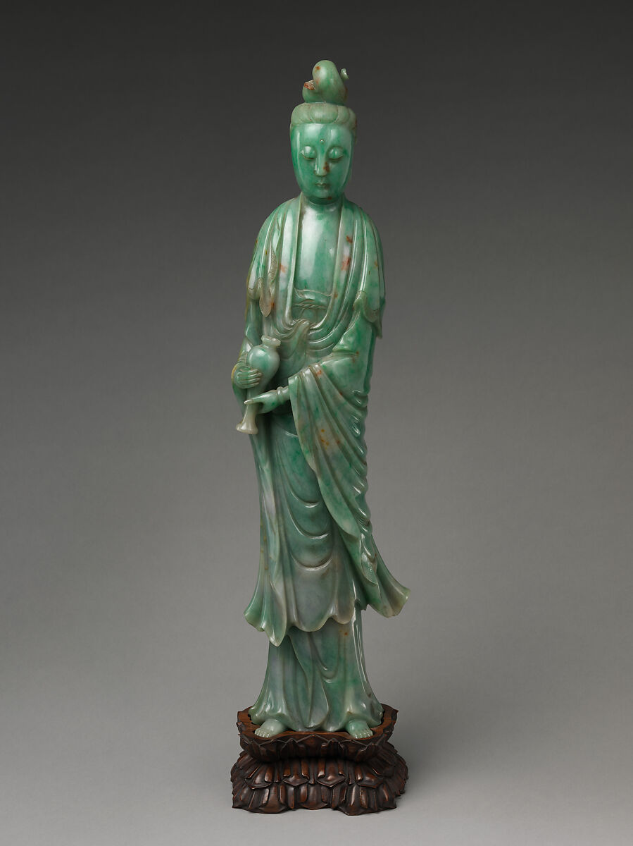 Bodhisattva Guanyin, Jadeite, China 