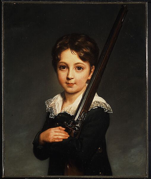 Boy with a Flintlock Rifle, Elisabeth Louise Vigée Le Brun (French, Paris 1755–1842 Paris), Oil on canvas 