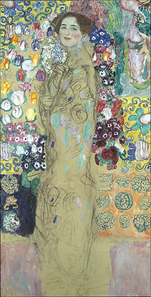 Gustav Klimt Bildnis Ria Munk Vintage Fine Art Print 