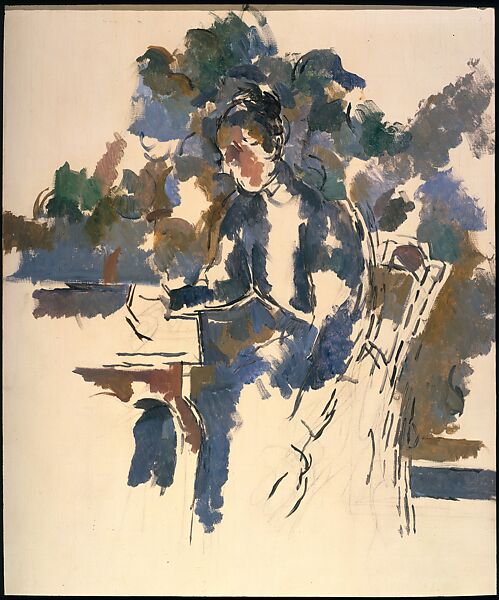 Portrait of a Woman, Paul Cézanne (French, Aix-en-Provence 1839–1906 Aix-en-Provence), Oil on canvas 