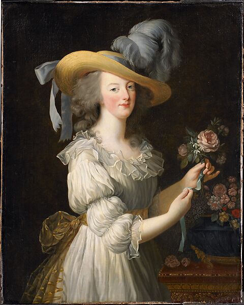 Marie Antoinette in a Chemise Dress, Elisabeth Louise Vigée Le Brun (French, Paris 1755–1842 Paris), Oil on canvas 