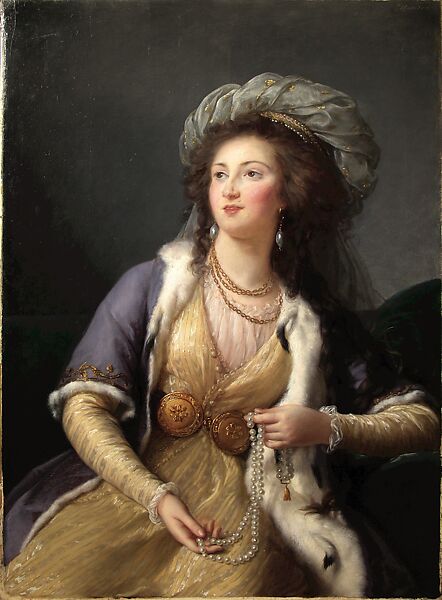 Elisabeth Louise Vig\u00e9e Le Brun | The Comtesse de Clermont-Tonnerre as a Sultana | The Met