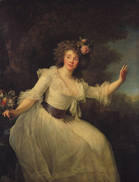 Madame Dugazon in the Role of “Nina”, Elisabeth Louise Vigée Le Brun (French, Paris 1755–1842 Paris), Oil on canvas 