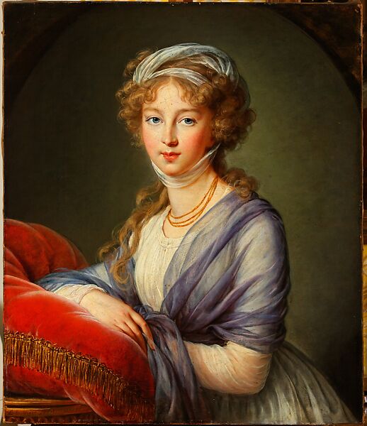 Grand Duchess Elizabeth Alexyevna, Elisabeth Louise Vigée Le Brun (French, Paris 1755–1842 Paris), Oil on canvas 