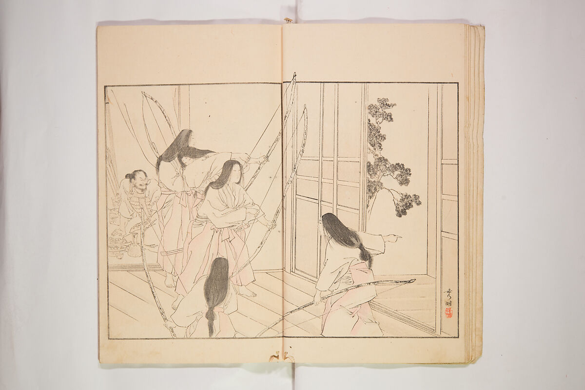 Illustrated Journal of Japanese History no. 1-10 (Nihon Rekishi Gaho) 日本歴史画報（にほんれきしがほう）, Matsumoto Fūko 松本楓湖 (Japanese, 1840–1923), Set of ten volumes, Japan