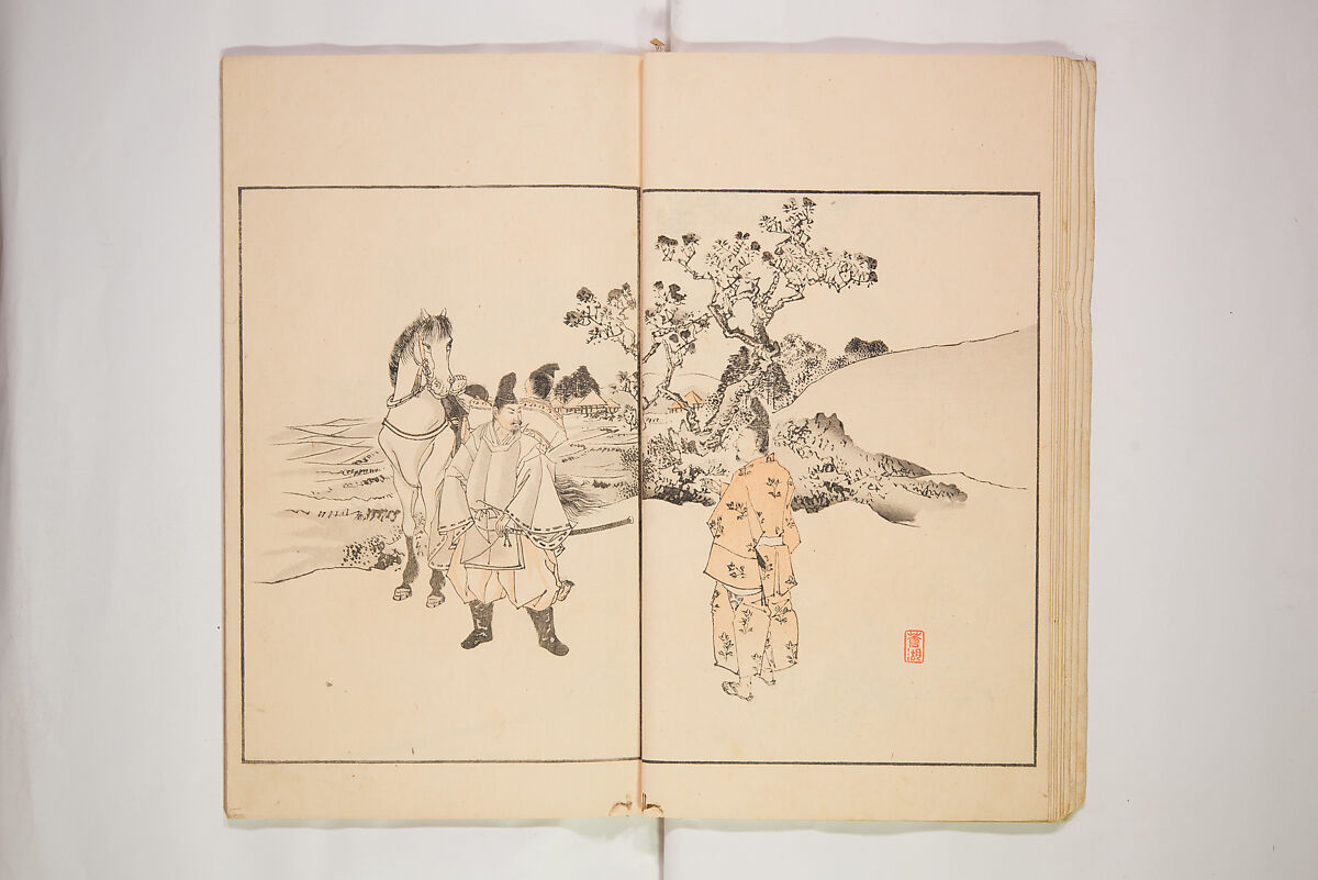 Illustrated Journal of Japanese History no. 1-10 (Nihon Rekishi Gaho) 日本歴史画報（にほんれきしがほう）, Matsumoto Fūko 松本楓湖 (Japanese, 1840–1923), Set of ten volumes, Japan