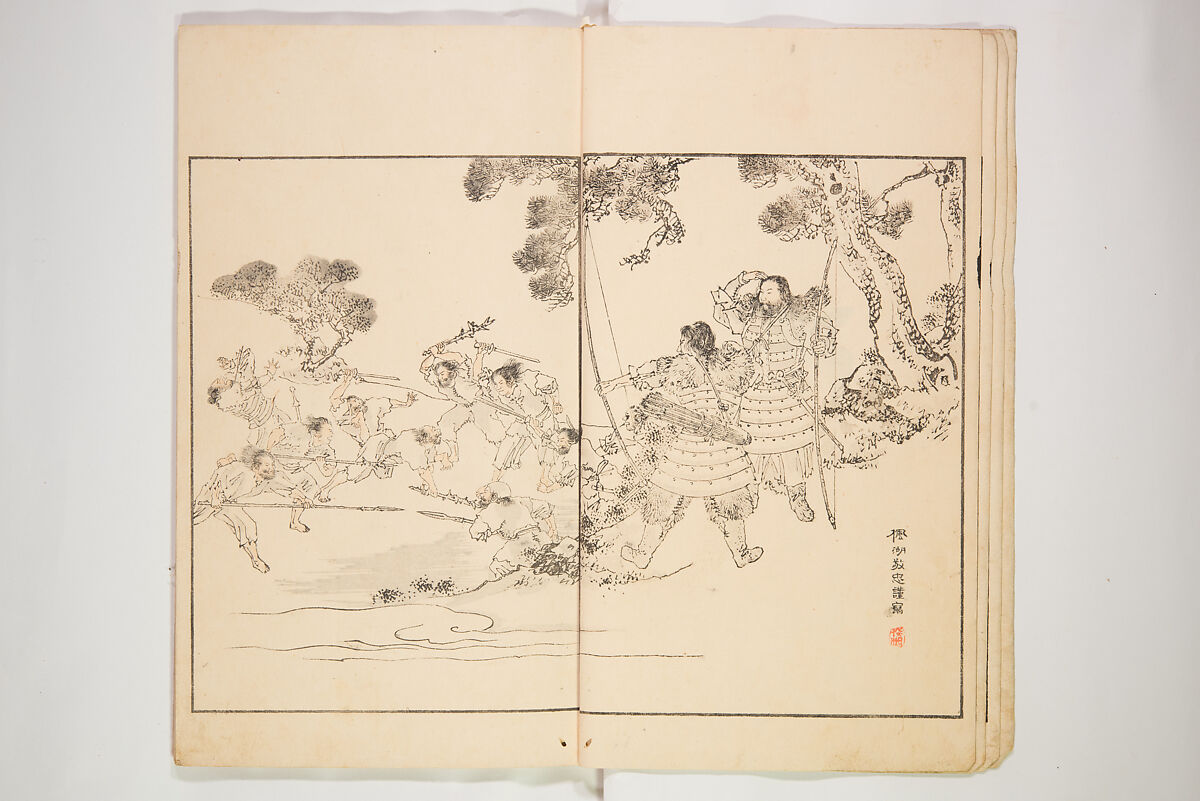 Illustrated Journal of Japanese History no. 1-10 (Nihon Rekishi Gaho) 日本歴史画報（にほんれきしがほう）, Matsumoto Fūko 松本楓湖 (Japanese, 1840–1923), Set of ten volumes, Japan