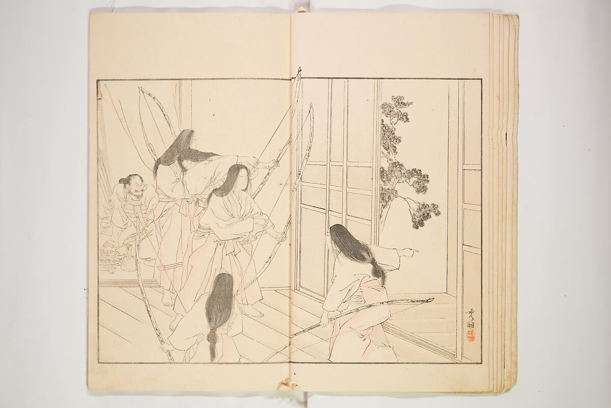 Illustrated Journal of Japanese History no. 1-10 (Nihon Rekishi Gaho) 日本歴史画報（にほんれきしがほう）, Matsumoto Fūko 松本楓湖 (Japanese, 1840–1923), Set of ten volumes, Japan