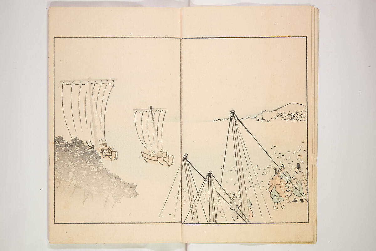 Illustrated Journal of Japanese History no. 1-10 (Nihon Rekishi Gaho) 日本歴史画報（にほんれきしがほう）, Matsumoto Fūko 松本楓湖 (Japanese, 1840–1923), Set of ten volumes, Japan