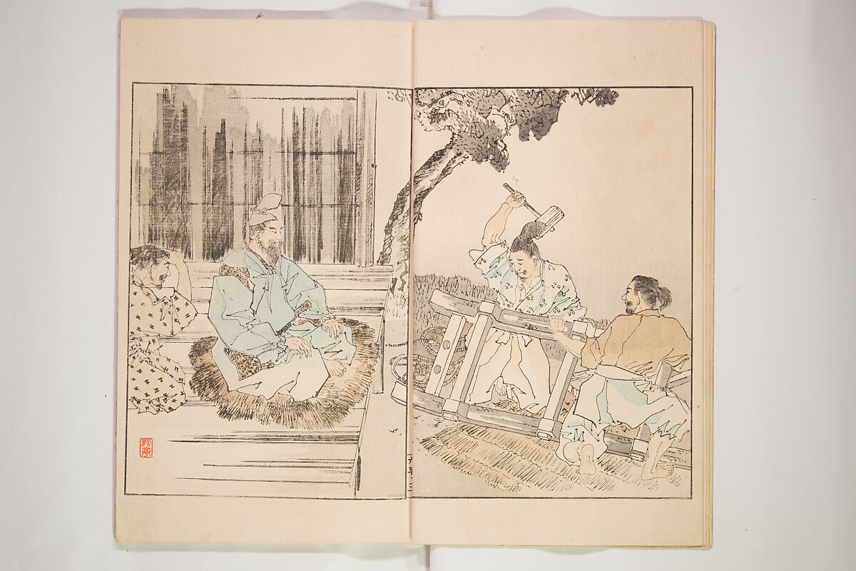 Illustrated Journal of Japanese History no. 1-10 (Nihon Rekishi Gaho) 日本歴史画報（にほんれきしがほう）, Matsumoto Fūko 松本楓湖 (Japanese, 1840–1923), Set of ten volumes, Japan