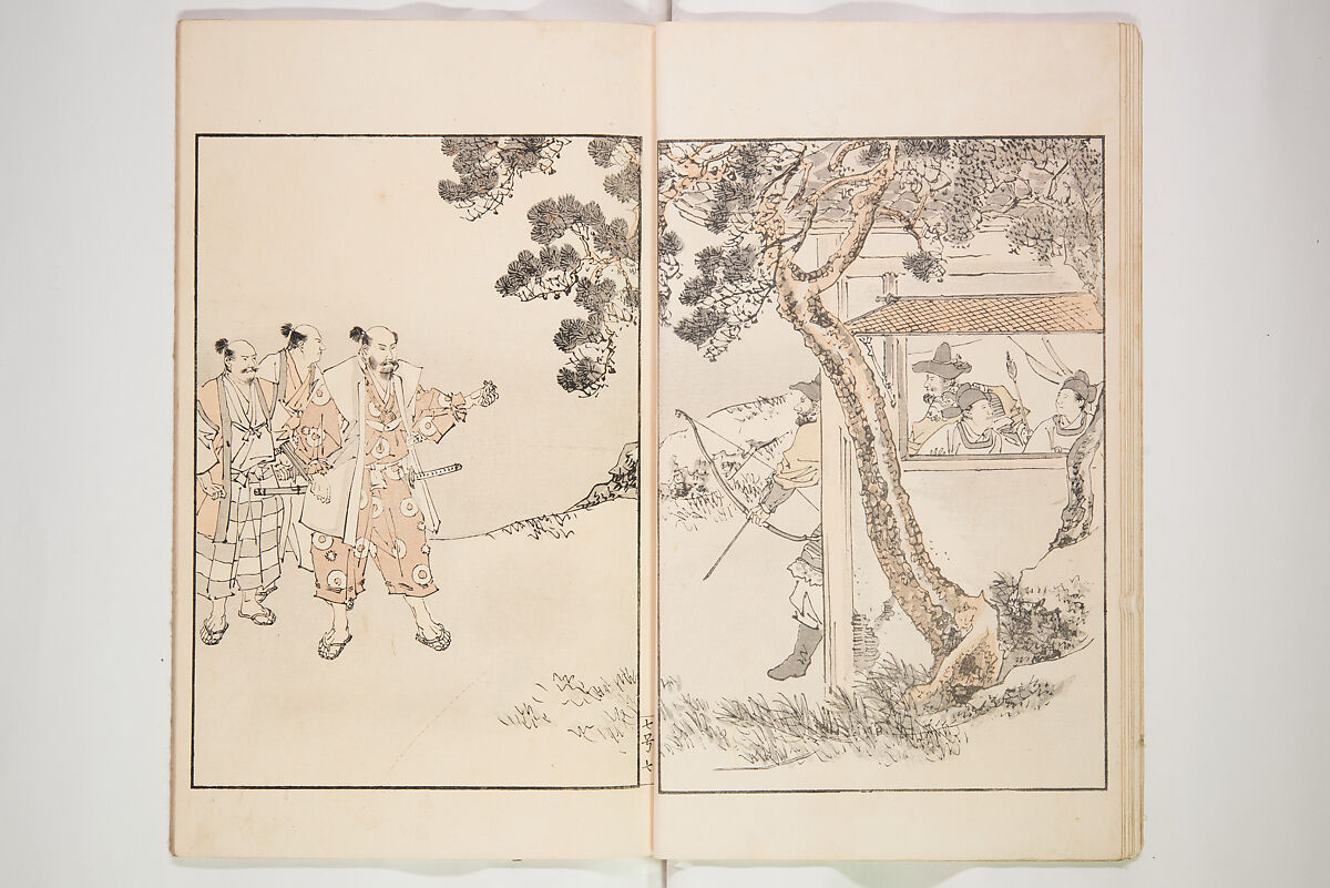 Illustrated Journal of Japanese History no. 1-10 (Nihon Rekishi Gaho) 日本歴史画報（にほんれきしがほう）, Matsumoto Fūko 松本楓湖 (Japanese, 1840–1923), Set of ten volumes, Japan