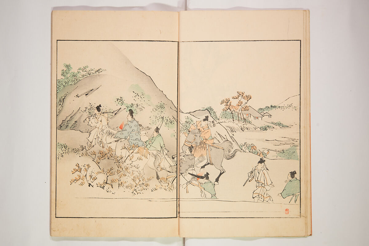 Illustrated Journal of Japanese History no. 1-10 (Nihon Rekishi Gaho) 日本歴史画報（にほんれきしがほう）, Matsumoto Fūko 松本楓湖 (Japanese, 1840–1923), Set of ten volumes, Japan